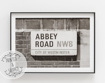 Abbey Road Beatles Print | Beatles Art Print | Wall Decor | Beatles Gift | Abbey Road Print | Home Decor | Music Fan Wall Art