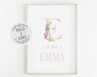 Peter Rabbit Nursery Prints Baby Name Print Peter Rabbit - Etsy