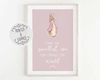 Impresión de Peter Rabbit / Arte de Peter Rabbit / Decoración de guardería / Arte de pared para guardería / Cita de Peter Rabbit / Impresiones para guardería / Decoración para bebés / Peter Rabbit