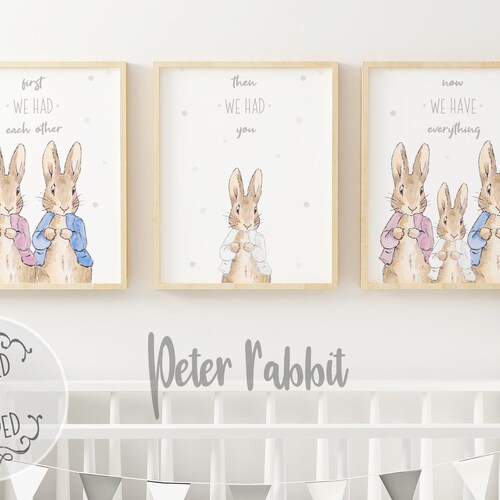 Peter Rabbit Print Peter Rabbit Art Nursery Decor - Etsy