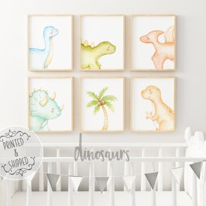 Dinosaur Nursery Prints | Nursery Dinosaur Art | Dinosaur Nursery Decor ...
