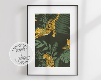 Leopard Print | Leopard Poster | Home Decor | Abstract Wall Art | Leopard Art | Jungle Print