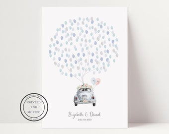 Vingerafdrukboom bruiloft | Bruiloftsgastenboek | Gastenboek met duimafdruk | Alternatief gastenboek | Trouwboom | Liefde | Oldtimers