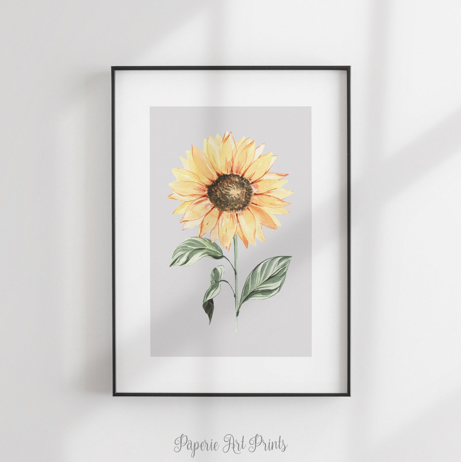 Sunflower Print Sunflower Wall Art Wall Decor Kitchen Etsy UK