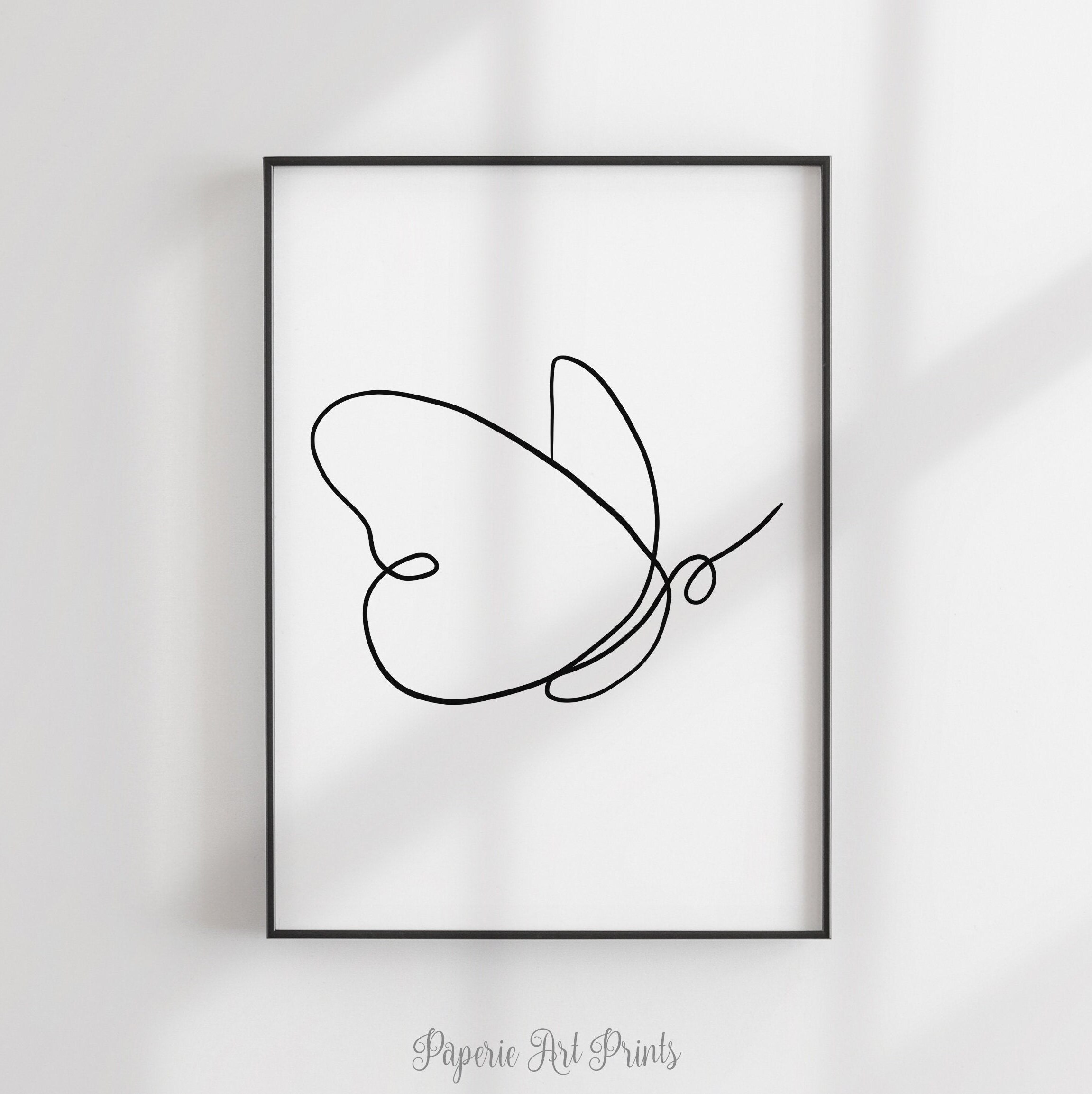 Minimalist Line Drawing Line Art Wall Decor Line Drawing Etsy