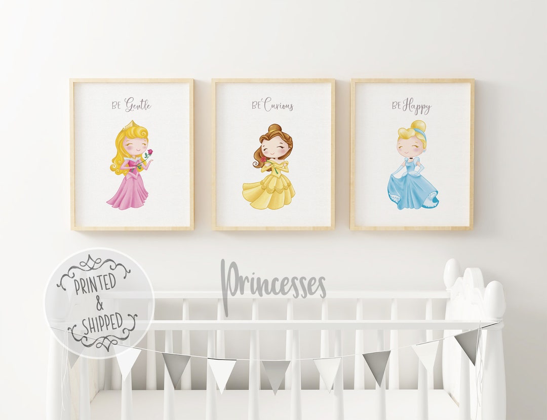 Princess Nursery Prints Nursery Princess Art Princess - Etsy