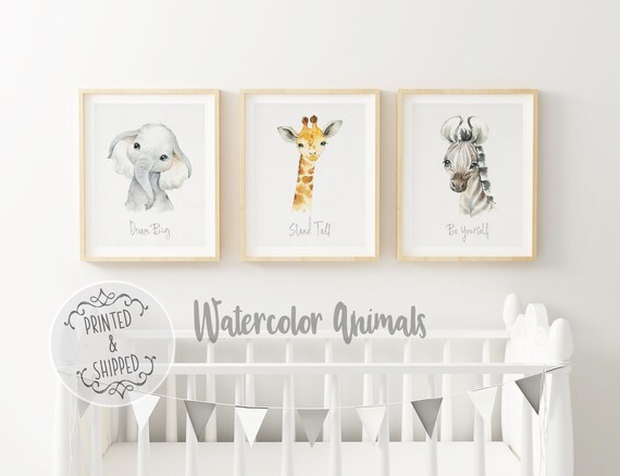 etsy animal nursery prints