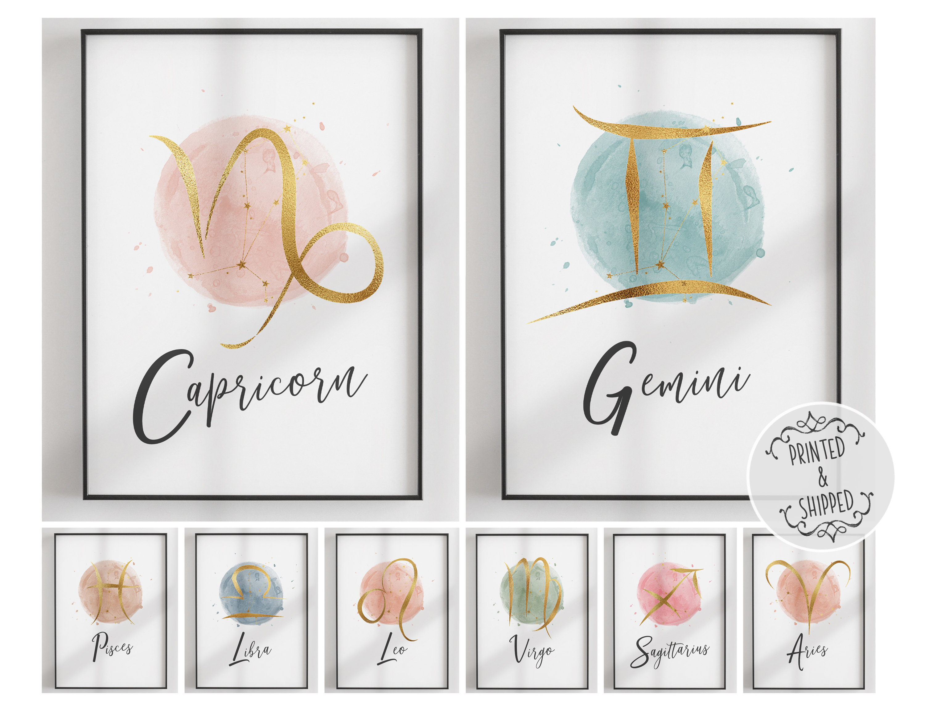 Star Sign Prints Star Sign Prints