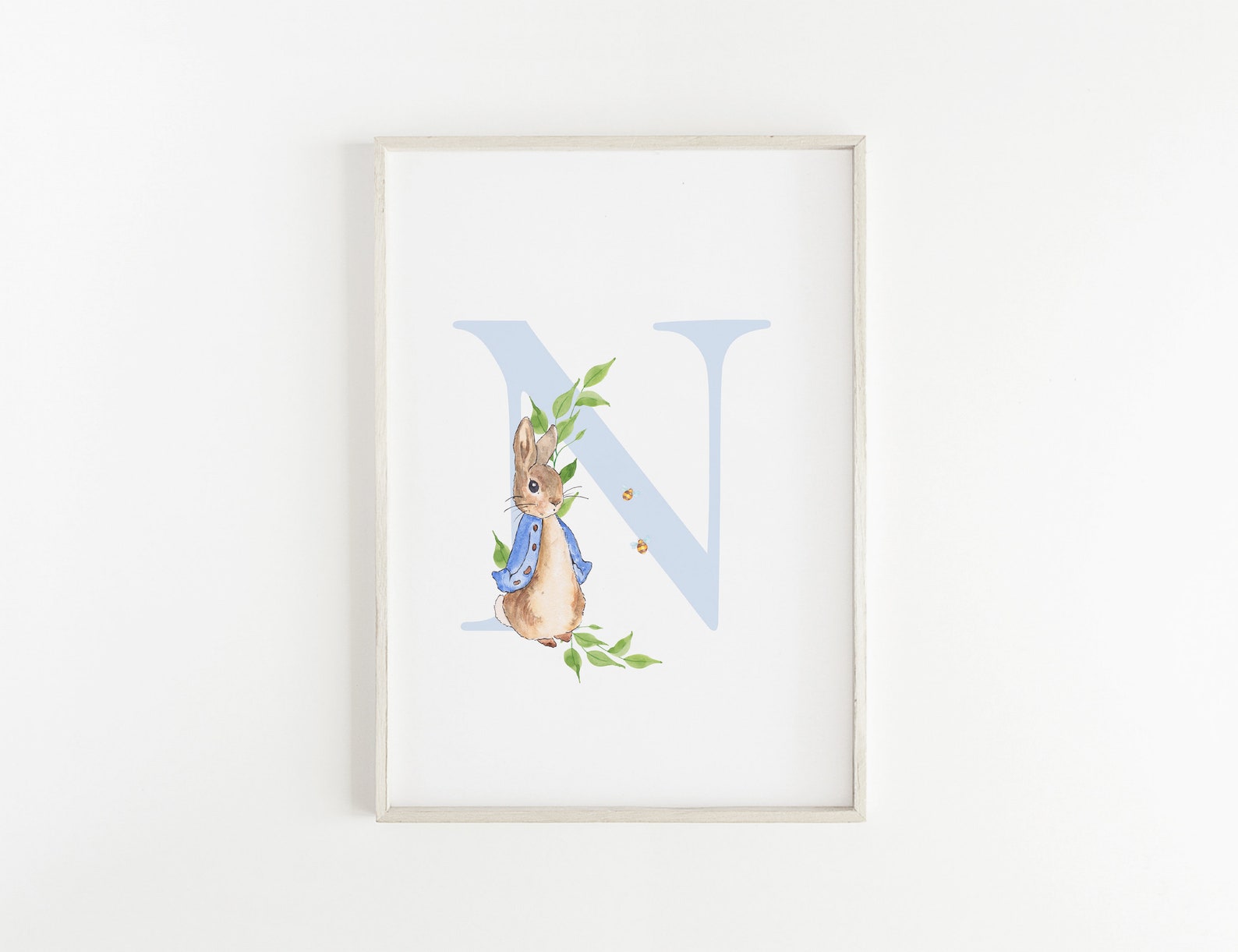 Peter Rabbit Print / Peter Rabbit Name Print / Decoración de | Etsy