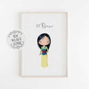 Princess Nursery Prints | Nursery Princess Art | Princess Nursery Decor ...