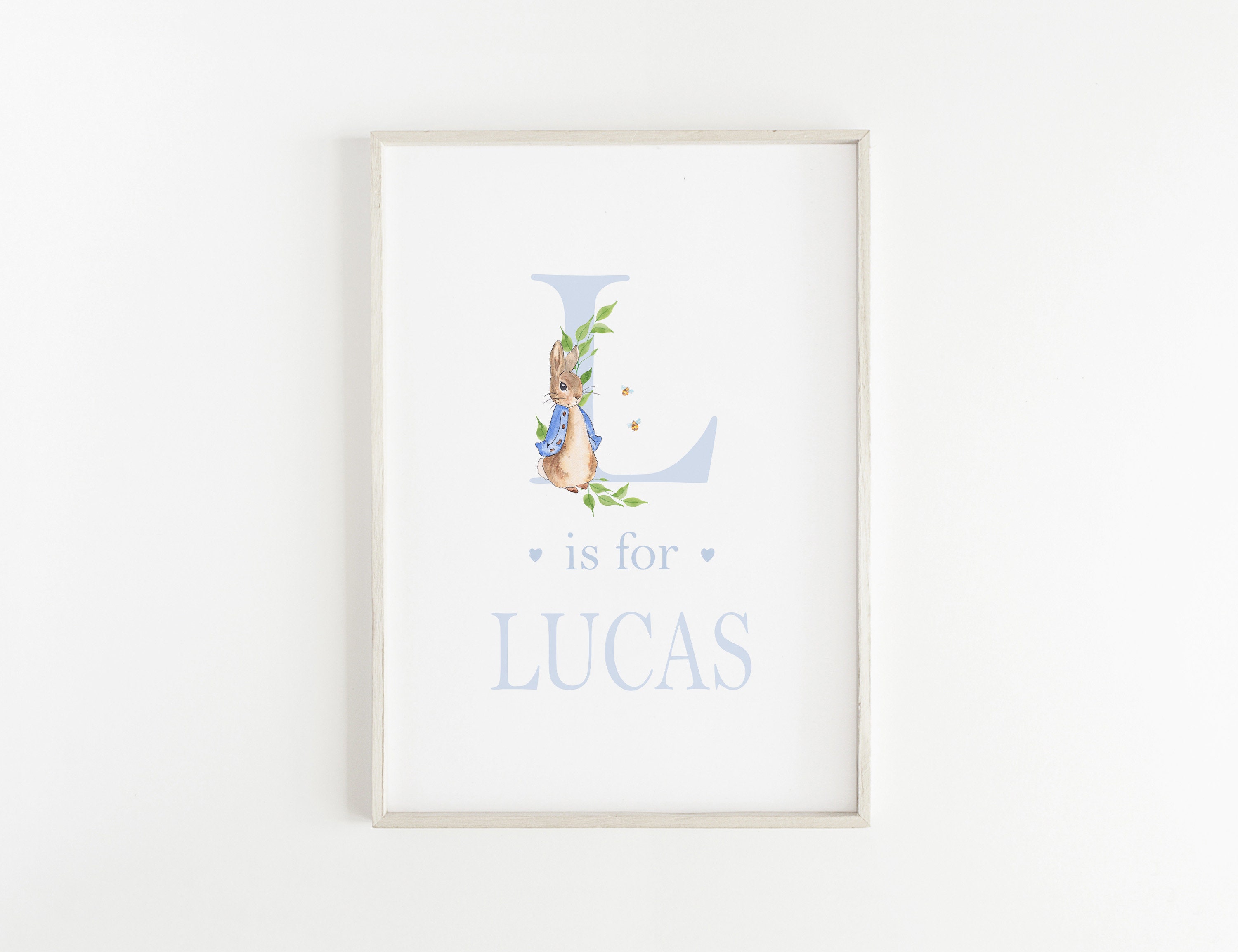 Peter Rabbit Nursery Print | Baby Name Print | Peter Rabbit Nursery ...
