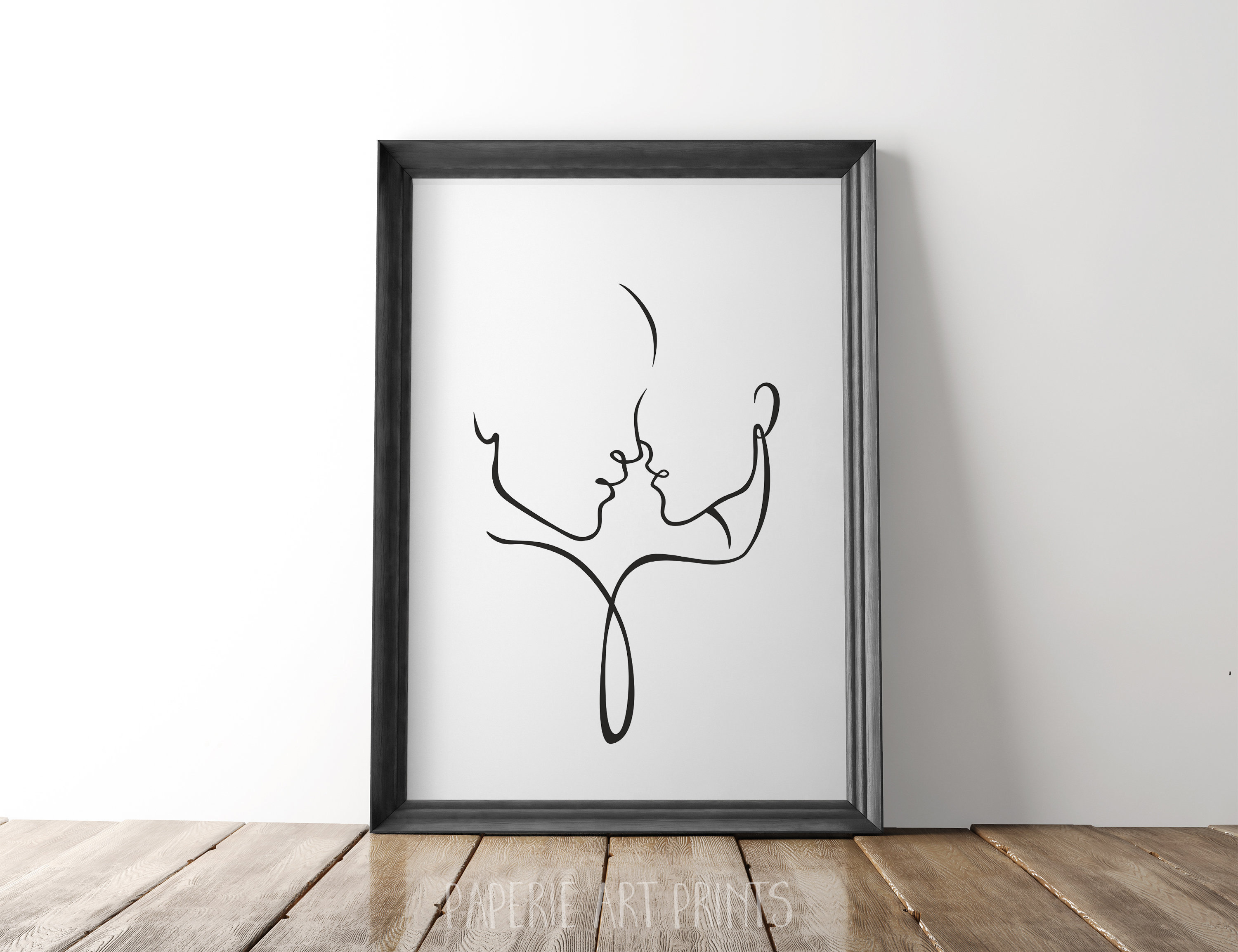 Minimalist Line Drawing Line Art Wall Decor Line Drawing Etsy