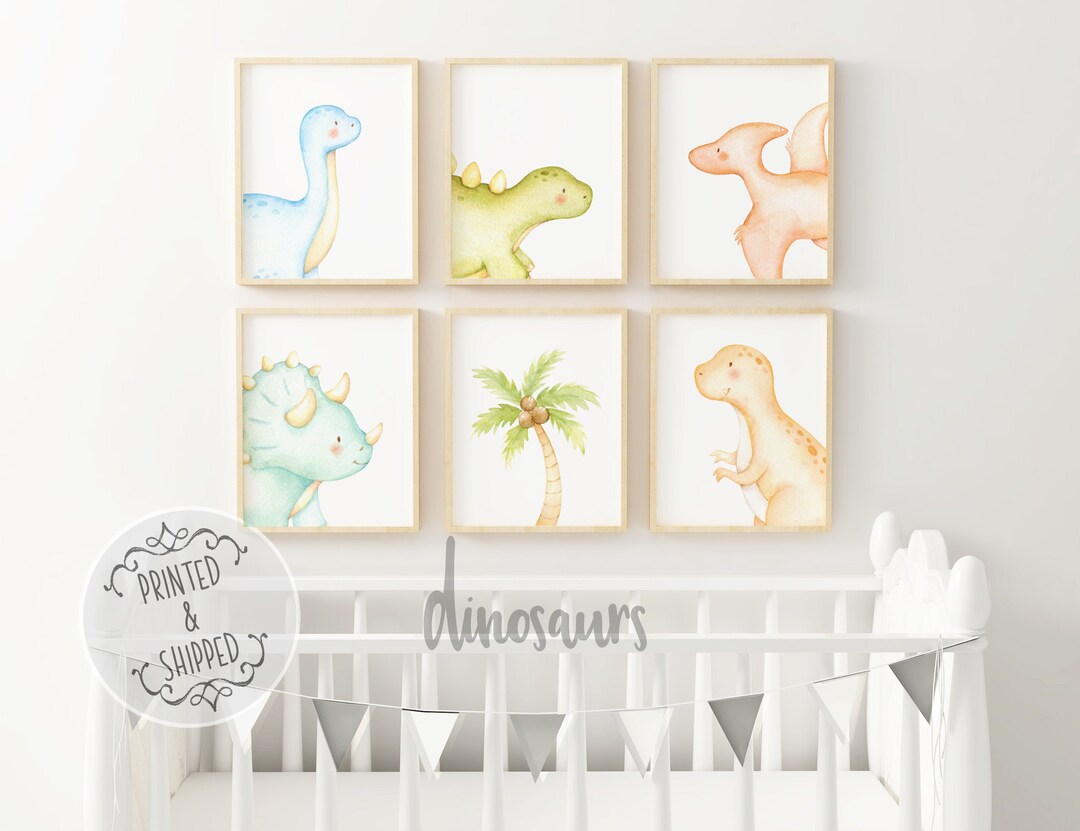 Dinosaur Nursery Prints | Nursery Dinosaur Art | Dinosaur Nursery Decor ...