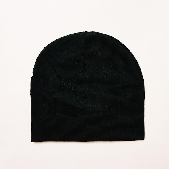 Vintage Brand New Y2K Black Animal Frog Graphic Beanie Hat / Hat