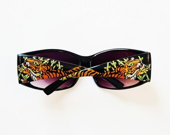 Vintage Y2K UNISEX Oversized Tinted Brown Ed Hardy  display picture 2
