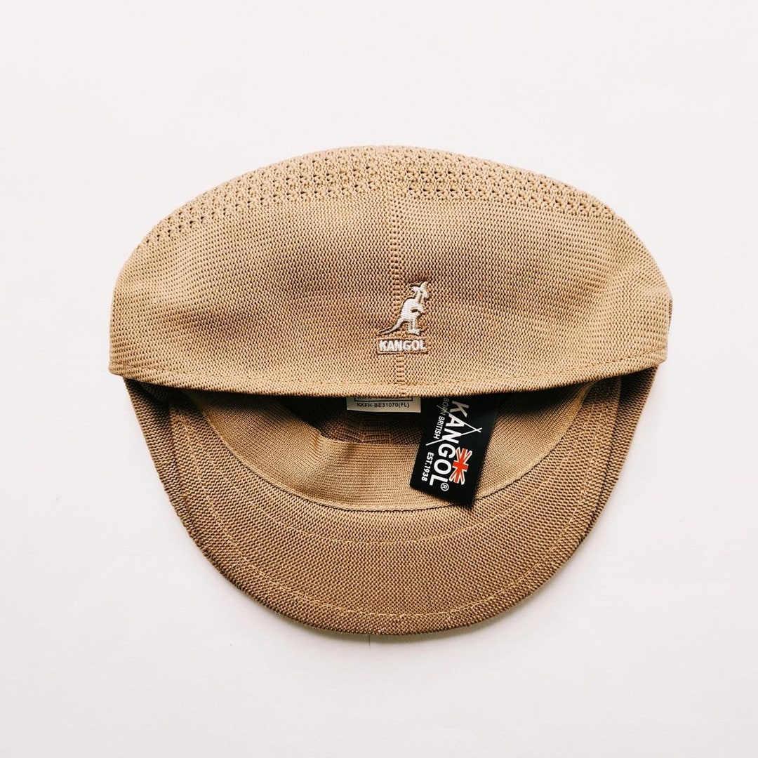 Brand New Deadstock Brown Kangol Beret Hat / Kangol Flat Cap / Kangol