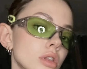 ヴィンテージ 2000 年代 Y2K 正規ユニセックス ブラック ティンテッド
