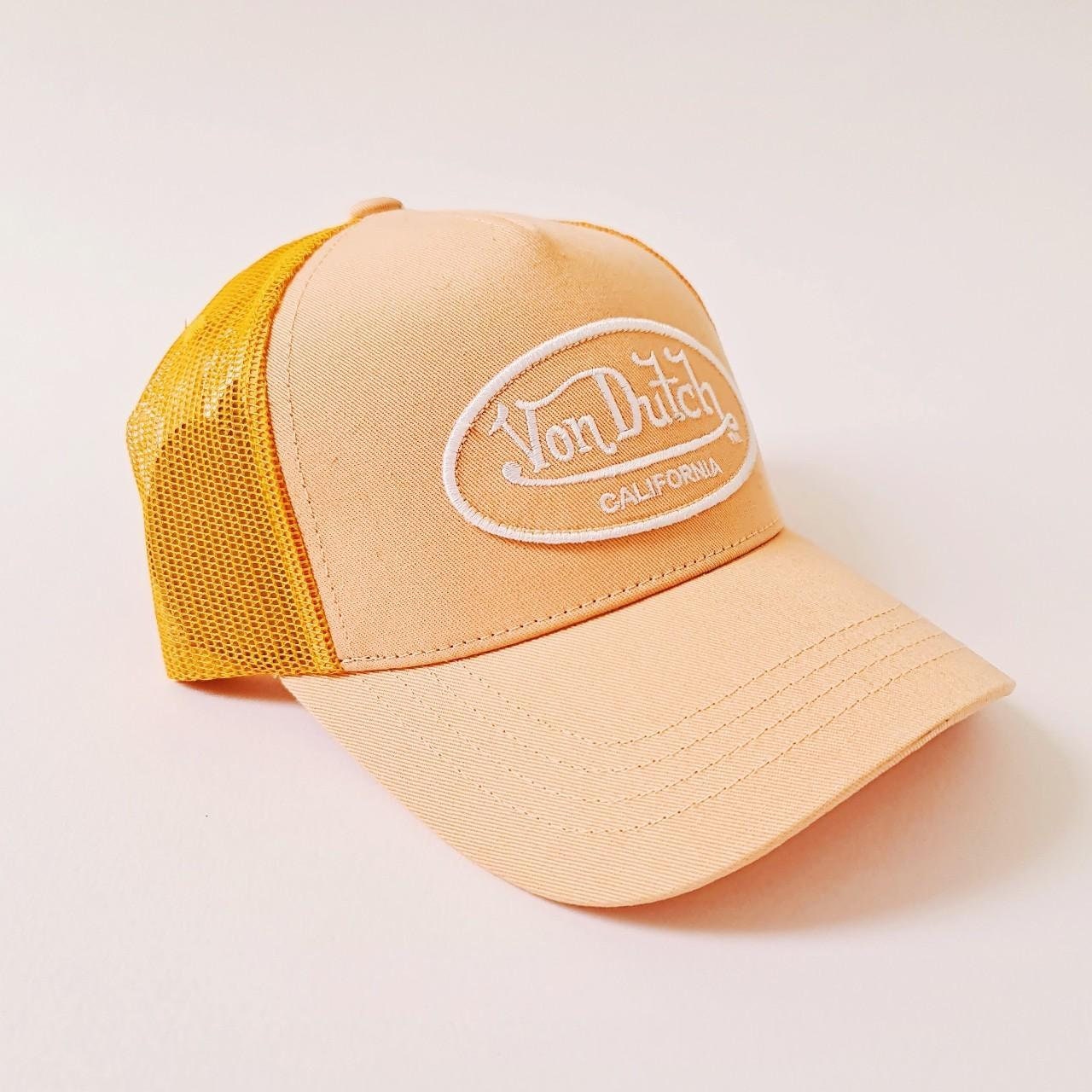 Vintage Orange & Peach Von Dutch Cap / Von Dutch Cap / Von Dutch  display picture 1