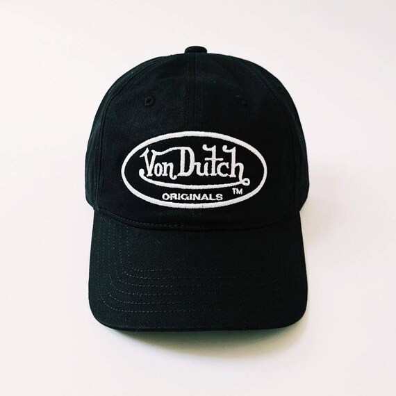 Vintage Black Von Dutch Cap / Von Dutch Cap / Von Dutch Trucker Cap / Von  Dutch Hat. Deadstock New With Tags 