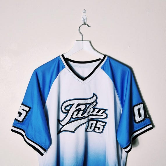 90s FUBU ゲームシャツ　アメフト　　Y2K レア　ヴィンテージ Vintage 90s Y2K FUBU Sport Football Jersey Size XL | Depop