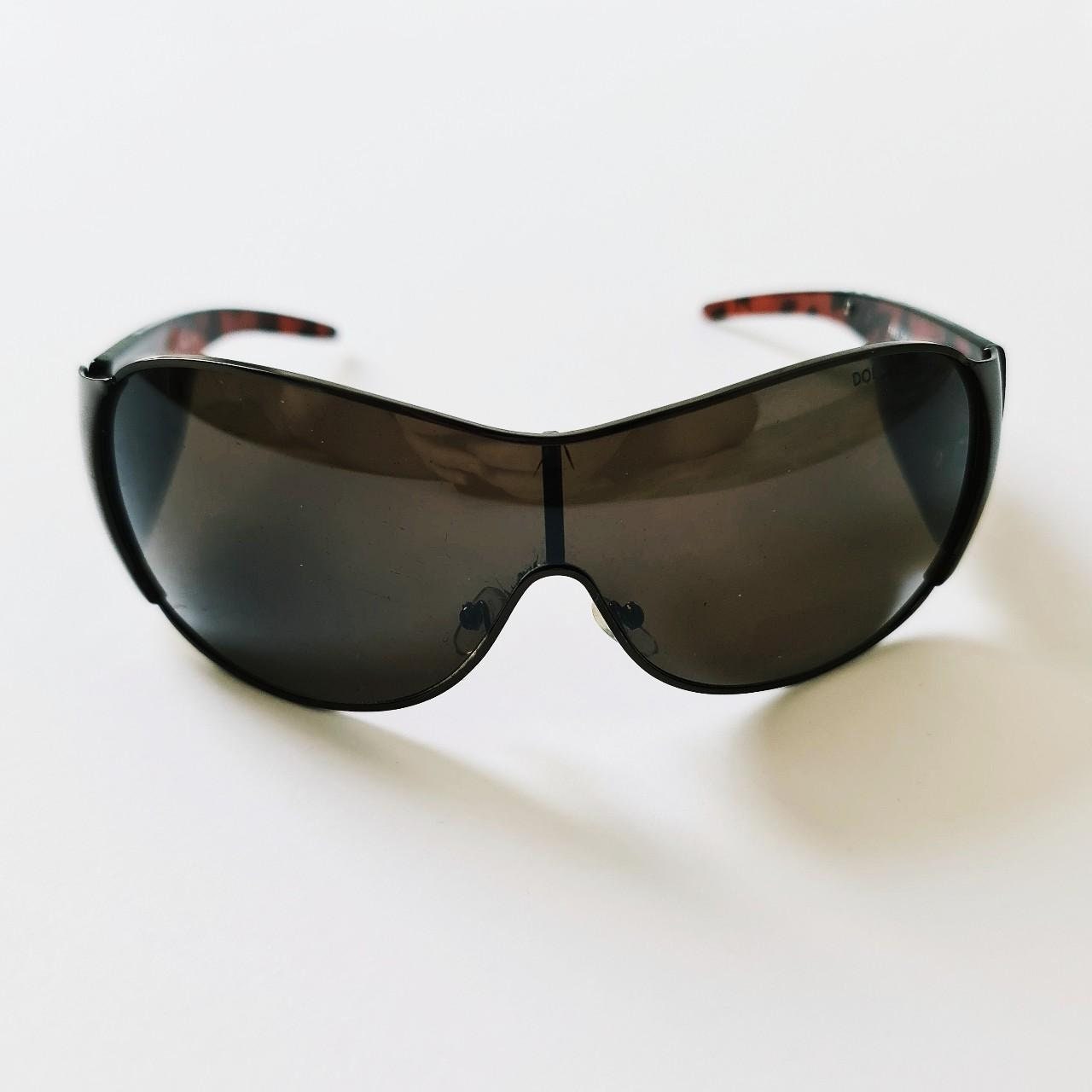 Vintage 2000s Y2K Genuine Unisex Brown Tinted D&G Sunglasses