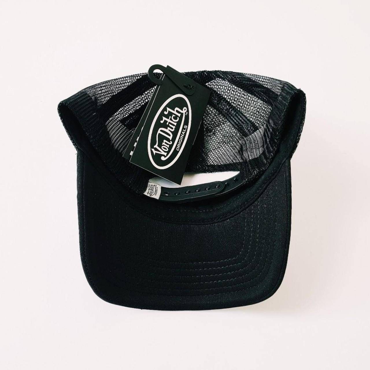 Casquette Von Dutch Noir Oeil Ailé, casquette trucker retro livré 48h!