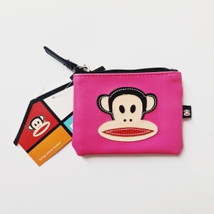 Gloednieuwe vintage Y2K roze Paul Frank-portemonnee / Paul Frank-portemonnee. Paul Frank Monkey