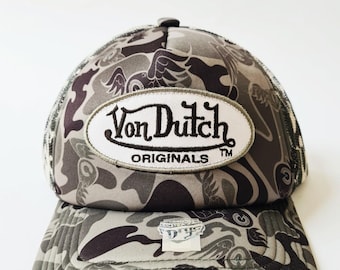 von dutch purple camo design cap 帽子 von dutch purple camo design cap 帽子