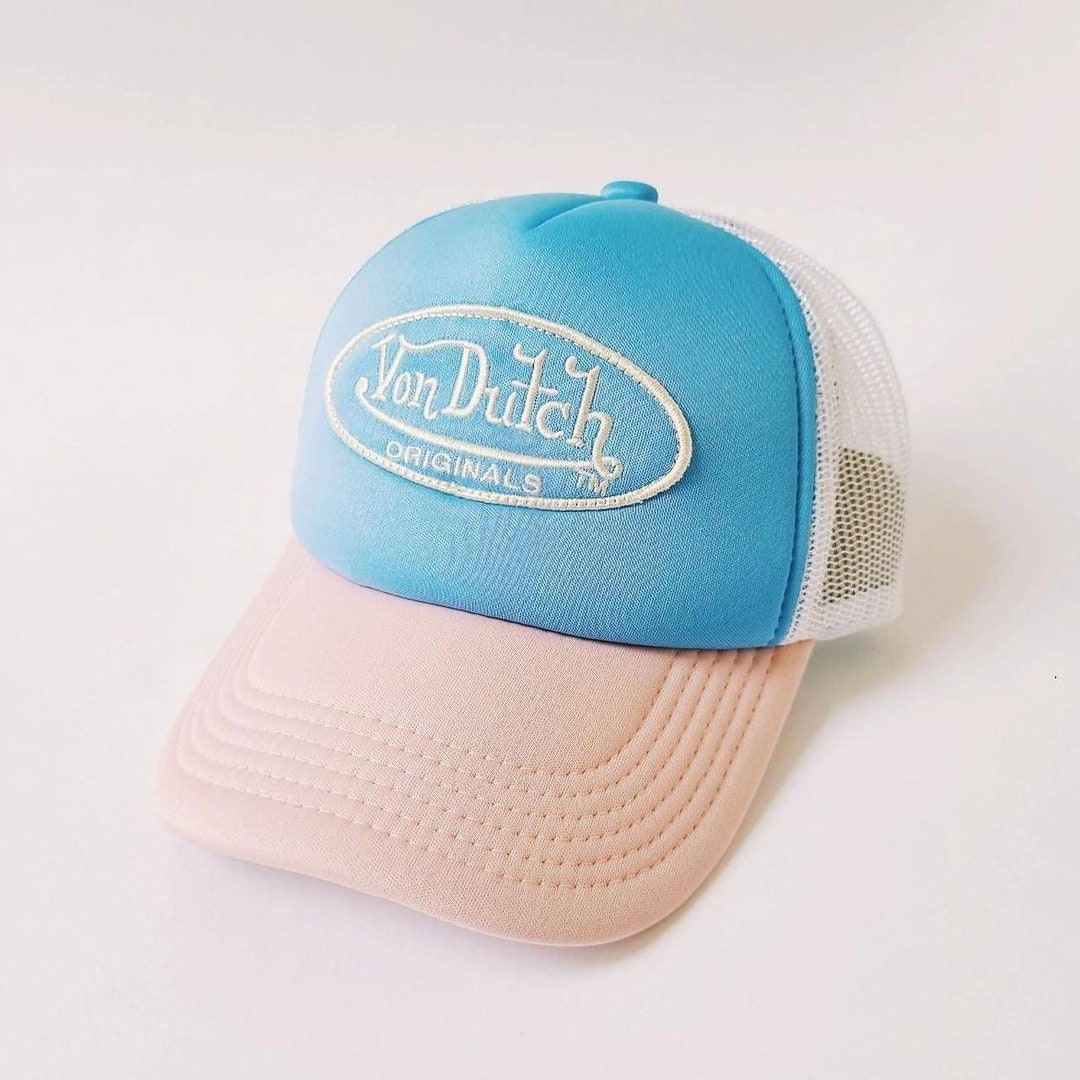 【セール】福袋/福箱ファッション通販 Vintage babyblauw en babyroze Von Dutch Cap / Von Dutch Cap 帽子