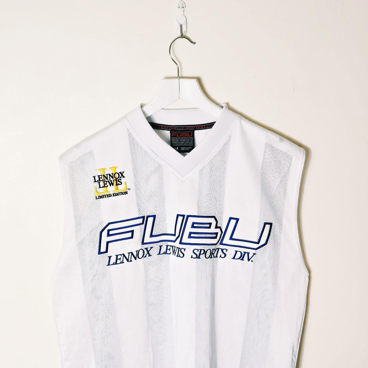 FUBU WHITE ユニフォーム バスケ Vintage Y2K 90s 2000s Rare Sleeveless Vest Fubu Jersey. FUBU 05