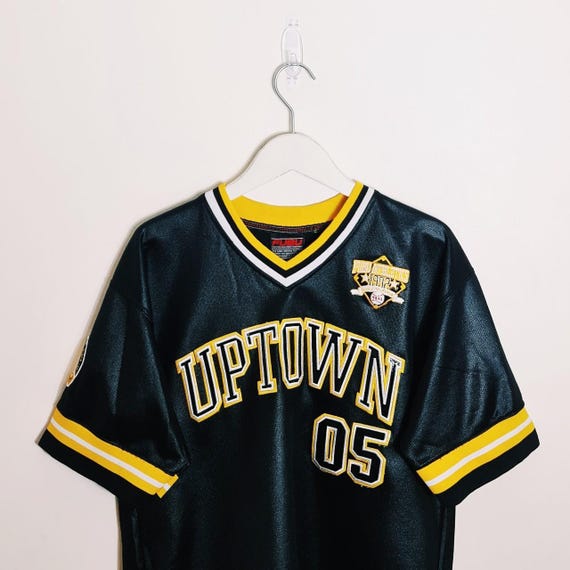 FUBU ユニフォーム LARGE 05 イエロー/ブラック FUBU jersey, yellow, Fubu 05, vintage hip hop t-shirt 90s