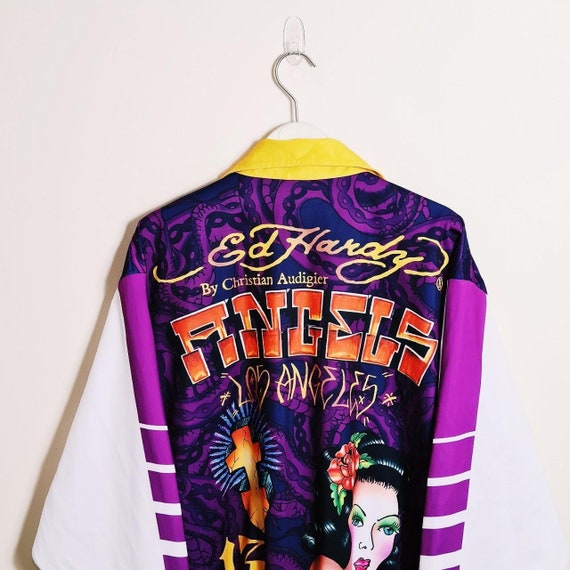 Vintage Deadstock Ed Hardy Track Jacket. Ed Hardy Dragon Crazy