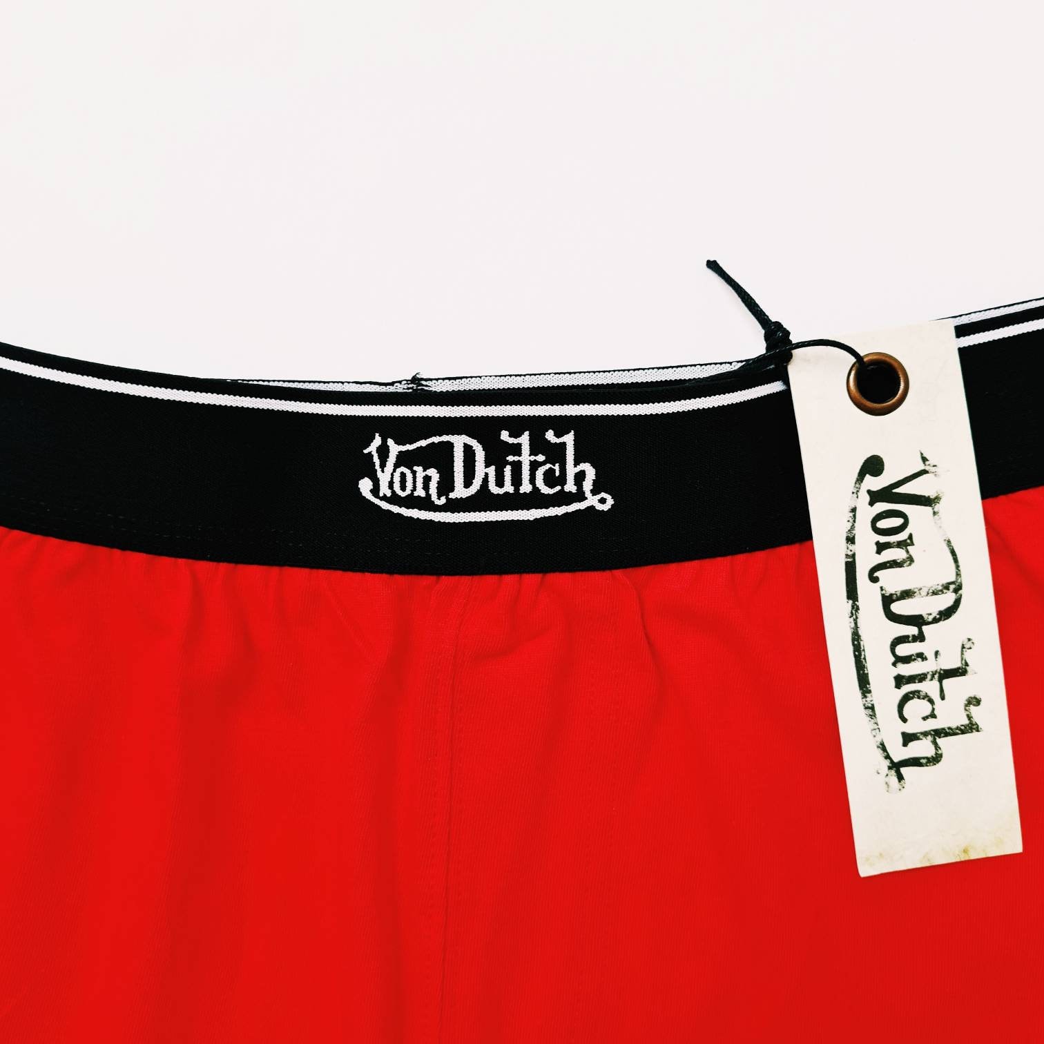 Vintage Red Von Dutch Shorts / Von Dutch Pants / Lounge