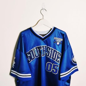 Vintage Y2K 90s 2000s Rare Blue and Grey Fubu Jersey. Fubu Vintage Y2K 90s 2000s Rare Blue and Grey Fubu Jersey. Fubu