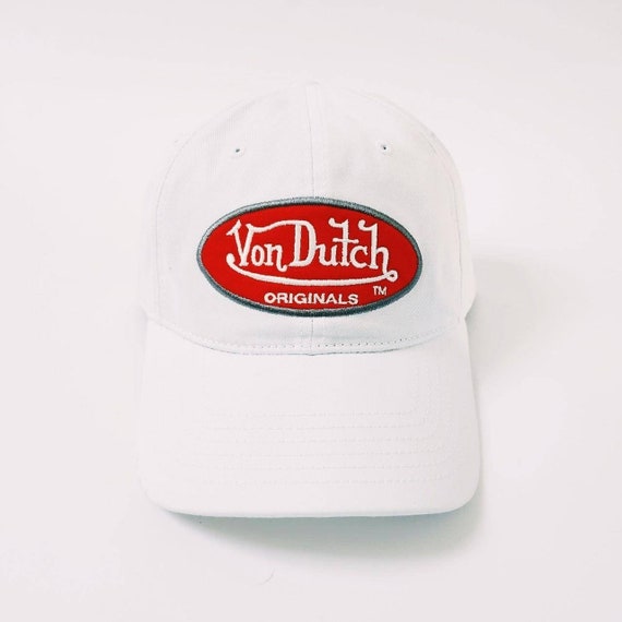 Vintage White Von Dutch Cap / Von Dutch Cap / Von Dutch Trucker