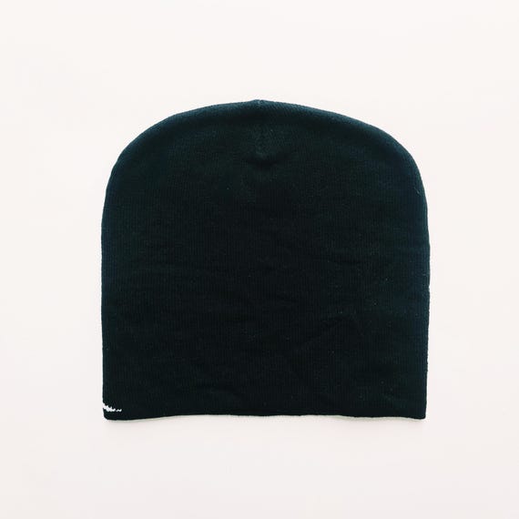 Vintage Brand New Y2K White & Black Spider Graphic Beanie Hat