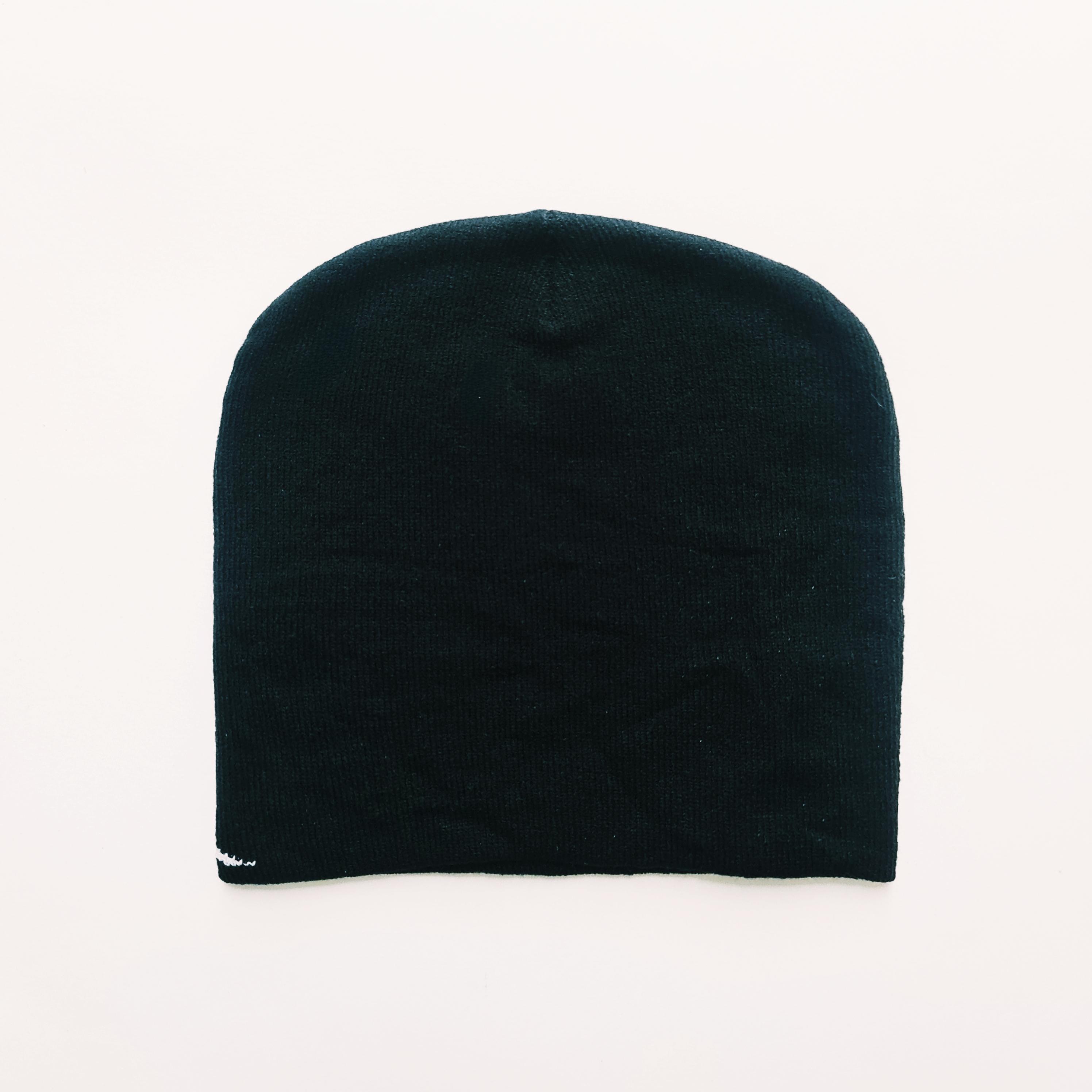 Vintage Brand New Y2K White & Black Spider Graphic Beanie Hat