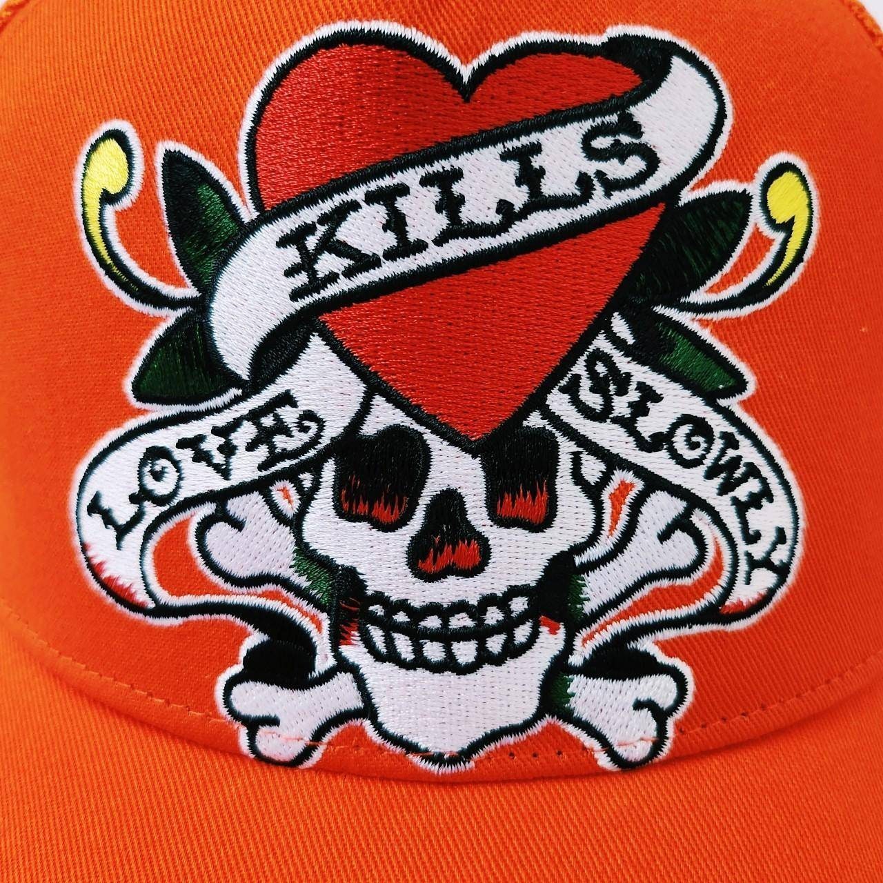 Vintage Orange Ed Hardy Cap / Ed Hardy Cap / Ed Hardy