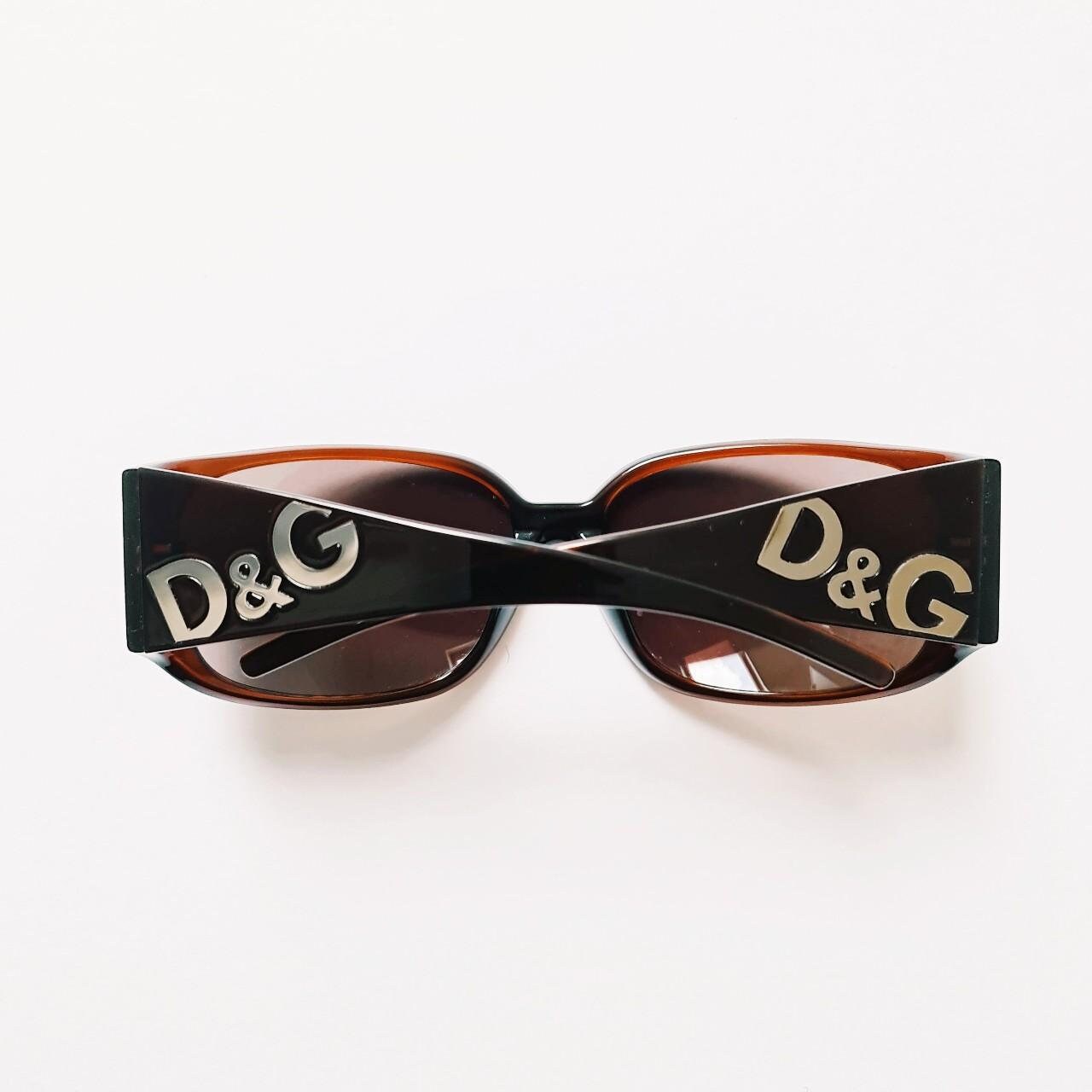 小物 D&G sunglasses y2k grunge Vintage 2000s Y2K Genuine Unisex Brown Tinted D&G Sunglasses