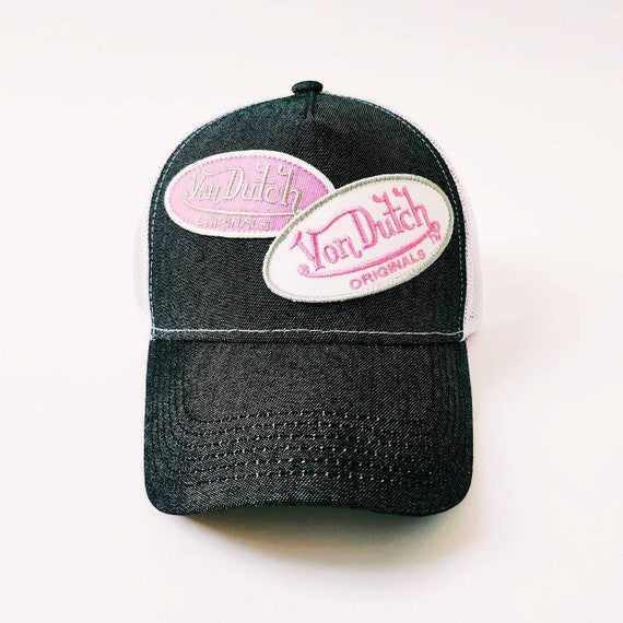 Vintage Von Dutch Black and Pink Mesh Cap RARE Find VonDutch Hot Pink | Black Fashion Trucker Hat NWT | eBay main image 3