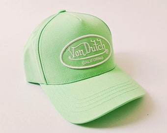 Vintage Light Green Von Dutch Cap / Von Dutch Cap / Von Dutch Trucker Cap. Deadstock New With Tags