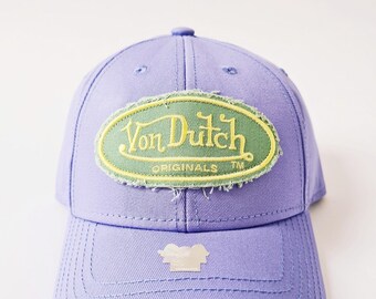 von dutch purple camo design cap 帽子 Vintage Brand New Purple / White Camo Von Dutch Cap / Von