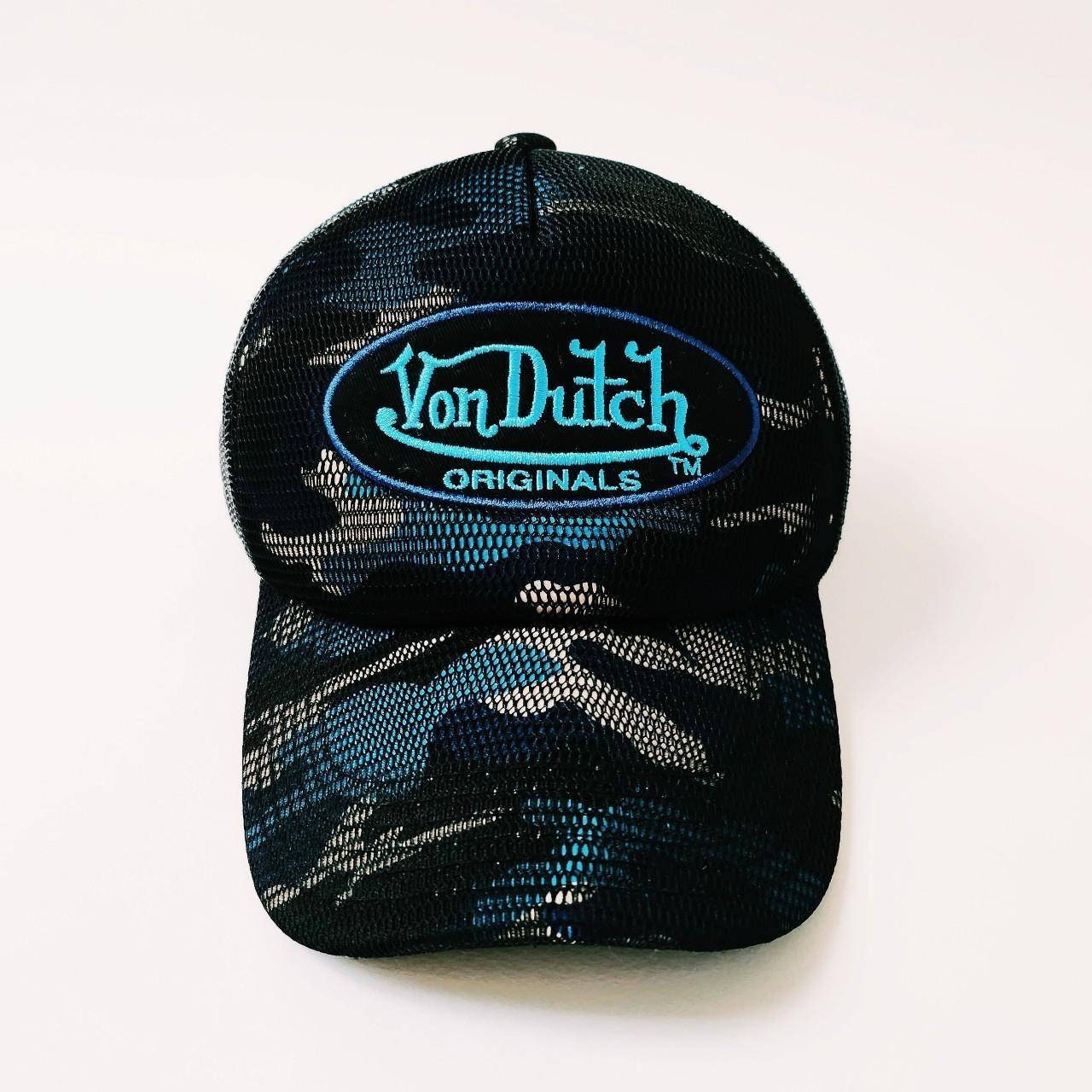 Von Dutch Black Cap Red, Blue, Green & Yellow Polka Dots NEW w/TAG Never WORN Von Dutch Billboard Trucker Hat – DTLR main image 3