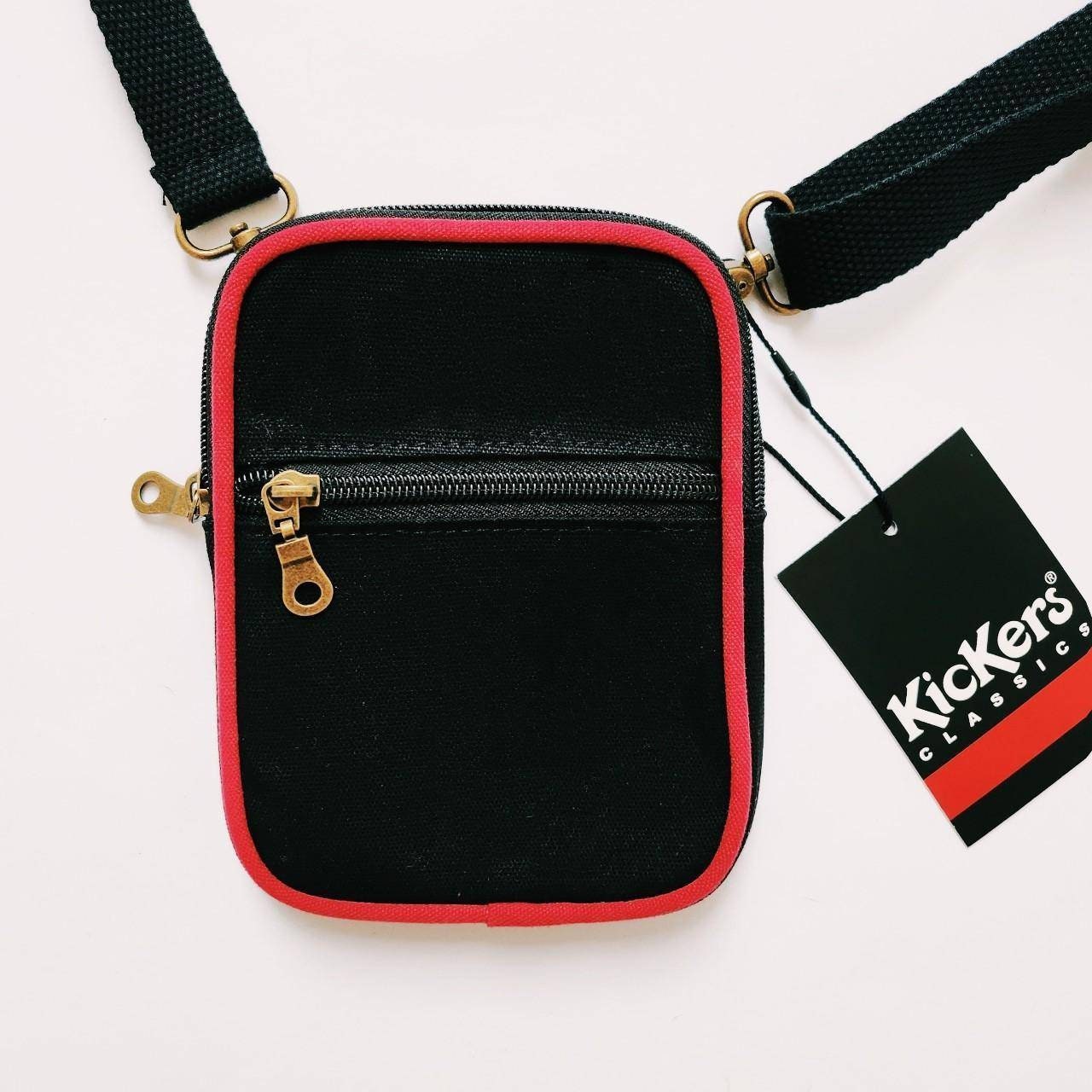 Vintage Deadstock New With Tags Red and Black Kickers Bag 