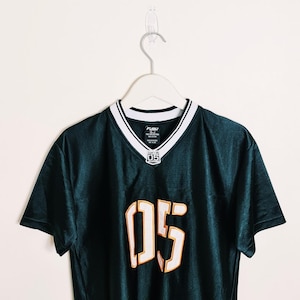 Vintage Y2K 90s 2000s Womens Ladies Rare Black Fubu Jersey. Fubu Allstars Jersey / Pullover Jersey Top
