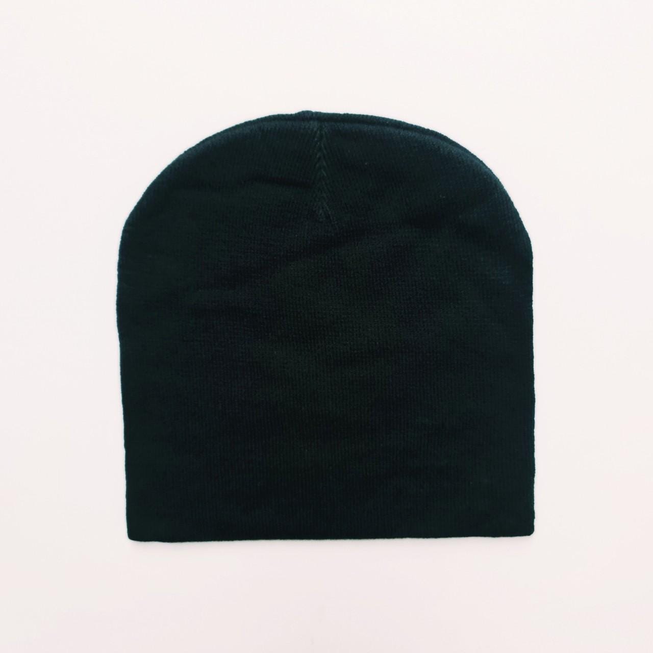 Vintage Brand New Y2K Black Abstract Graphic Beanie Hat / Hat