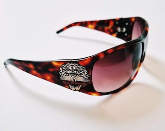Ed Hardy Skull and Rose Sunglasses Ed Hardy EHS 001 Skull and Roses | Skull & Roses | EHS-001 main image 4