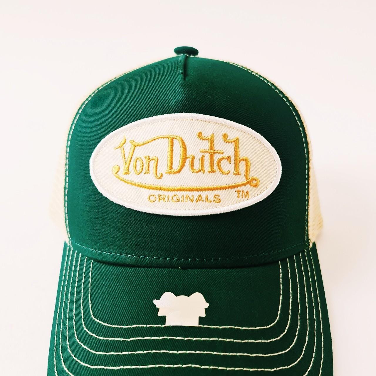 Vintage Dark Green Von Dutch Cap / Von Dutch Cap / Von Dutch