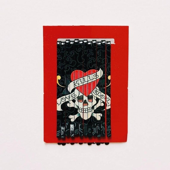 Brand New Deadstock Y2K Vintage Ed Hardy Hair Pins / Bobby 