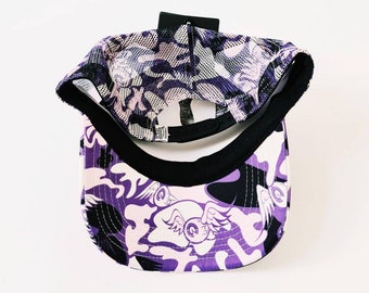 Vintage Brand New Purple / White Camo Von Dutch Cap / Von
